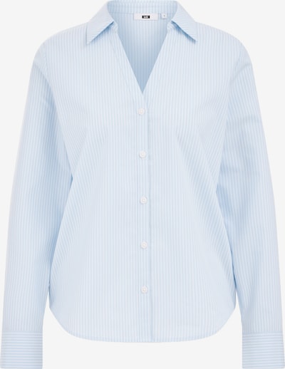 WE Fashion Pusero värissä vaaleansininen / valkoinen, Tuotenäkymä