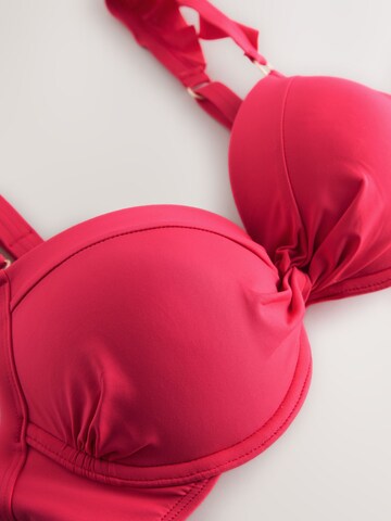 Next T-shirt Bikini top in Pink