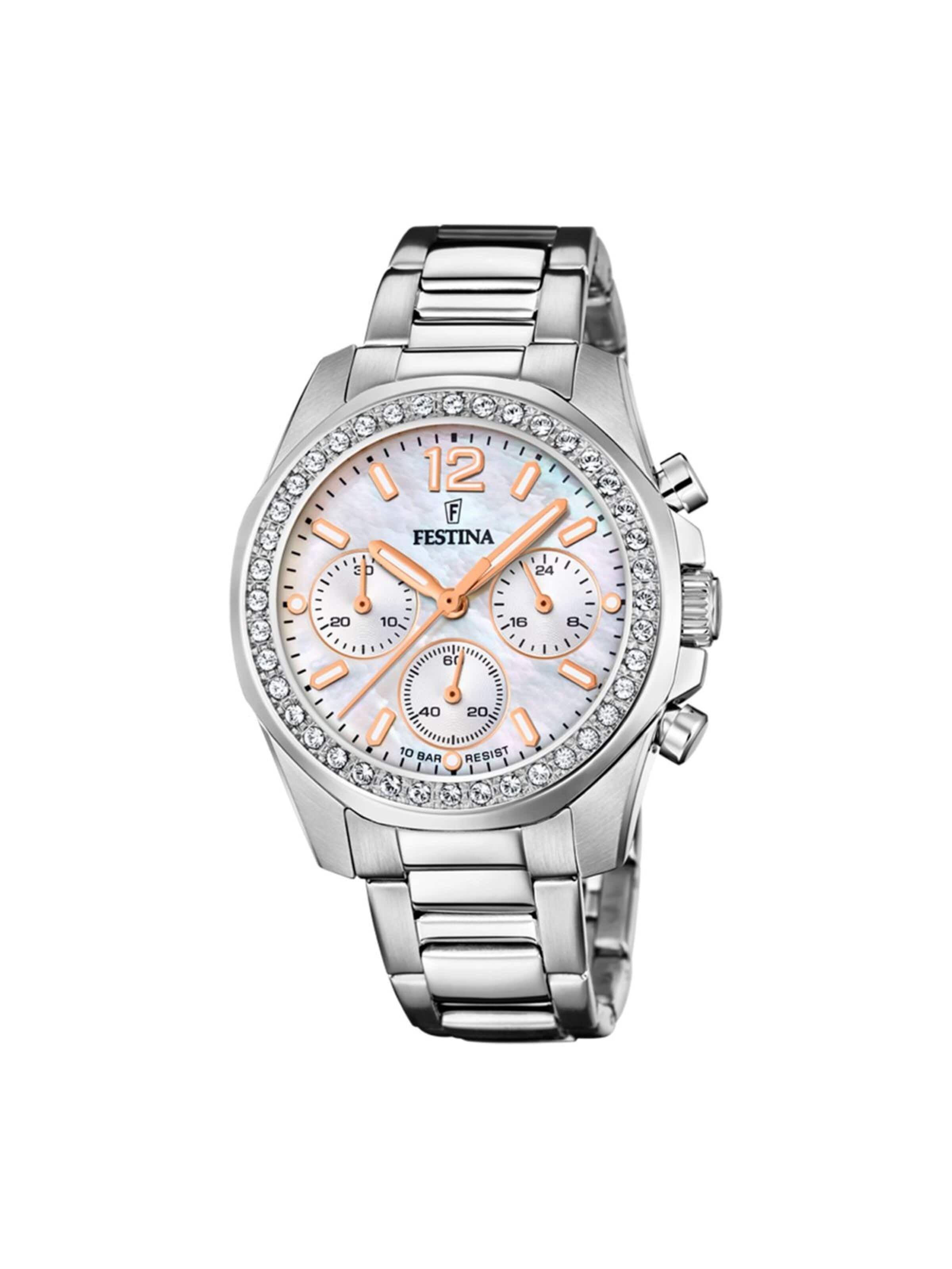 FESTINA Analog watch in White: front