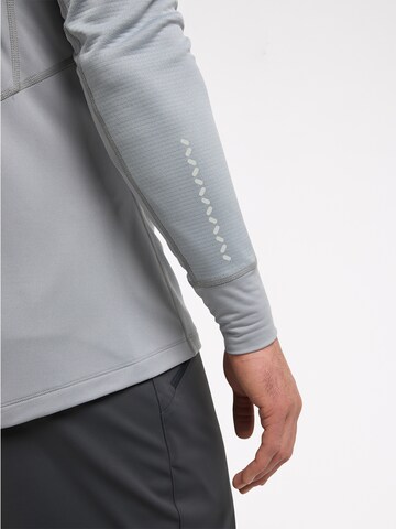 Haglöfs Athletic Zip-Up Hoodie 'L.I.M' in Grey