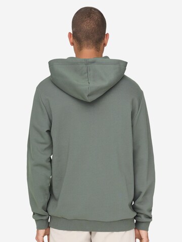 Only & Sons Sweatshirt 'Ceres' in Groen