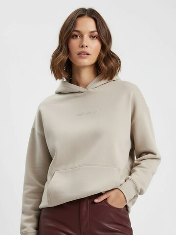 Sweat-shirt 'Lena' studioselect en gris : devant
