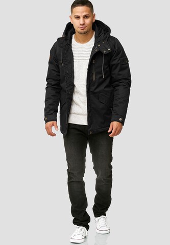 INDICODE JEANS Winterjacke 'Elmhurts' in Schwarz