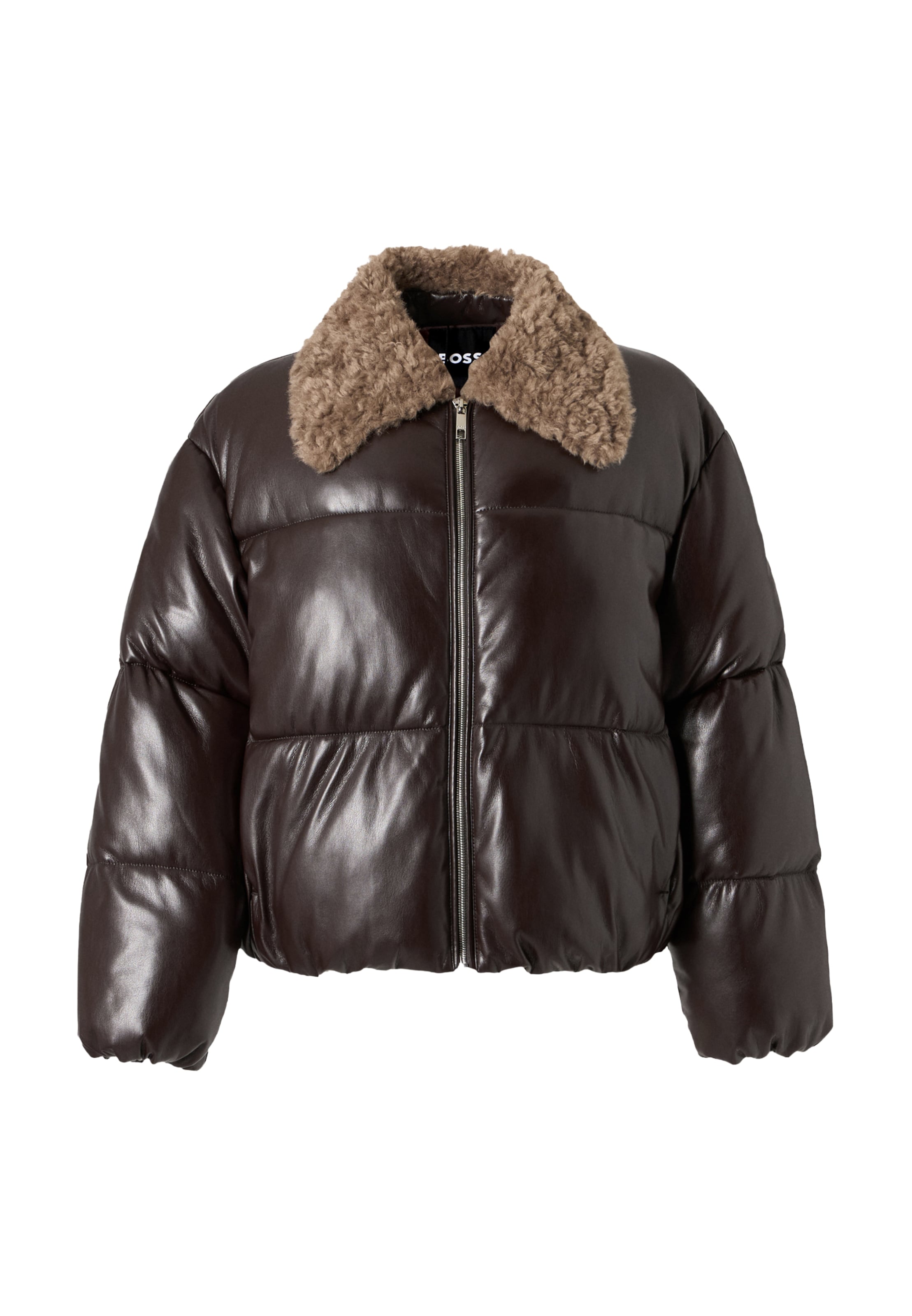 Giacca di mezza stagione 'Pecool' in XS BOSS di colore marrone scuro, Visualizzazione prodotti