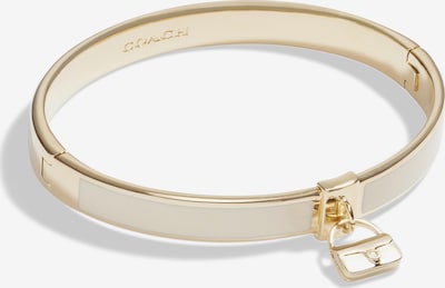 COACH Bracelet in Gold / Wool white, Item view