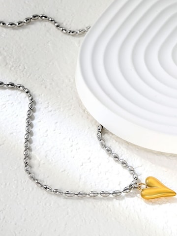 BS Schmuckdesign Necklace 'Bubble Heart' in Gold