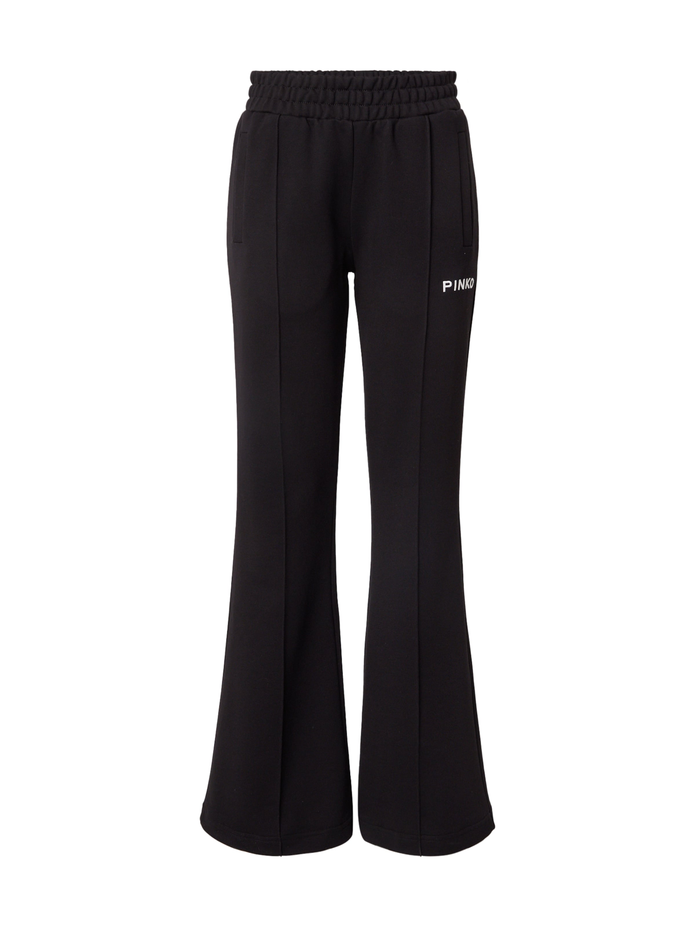 PINKO Flared Pants in Black: front