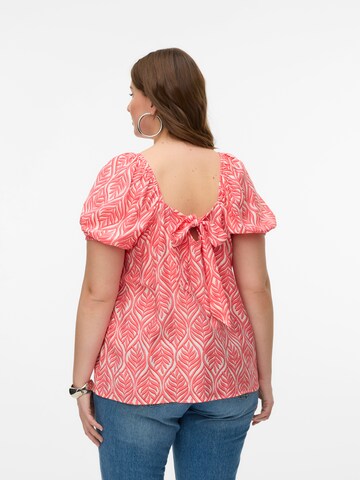 Vero Moda Curve Blus 'VMCDANA' i röd