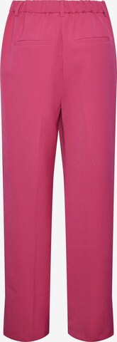 Y.A.S Wide leg Trousers with creases 'Likka' in Purple