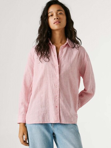 Pepe Jeans Blouse 'BERNANY' in Roze: voorkant