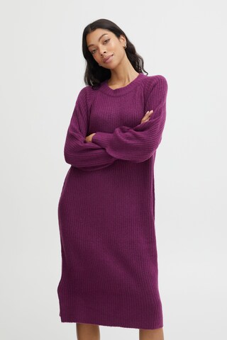b.young Knitted dress 'Nora' in Purple: front