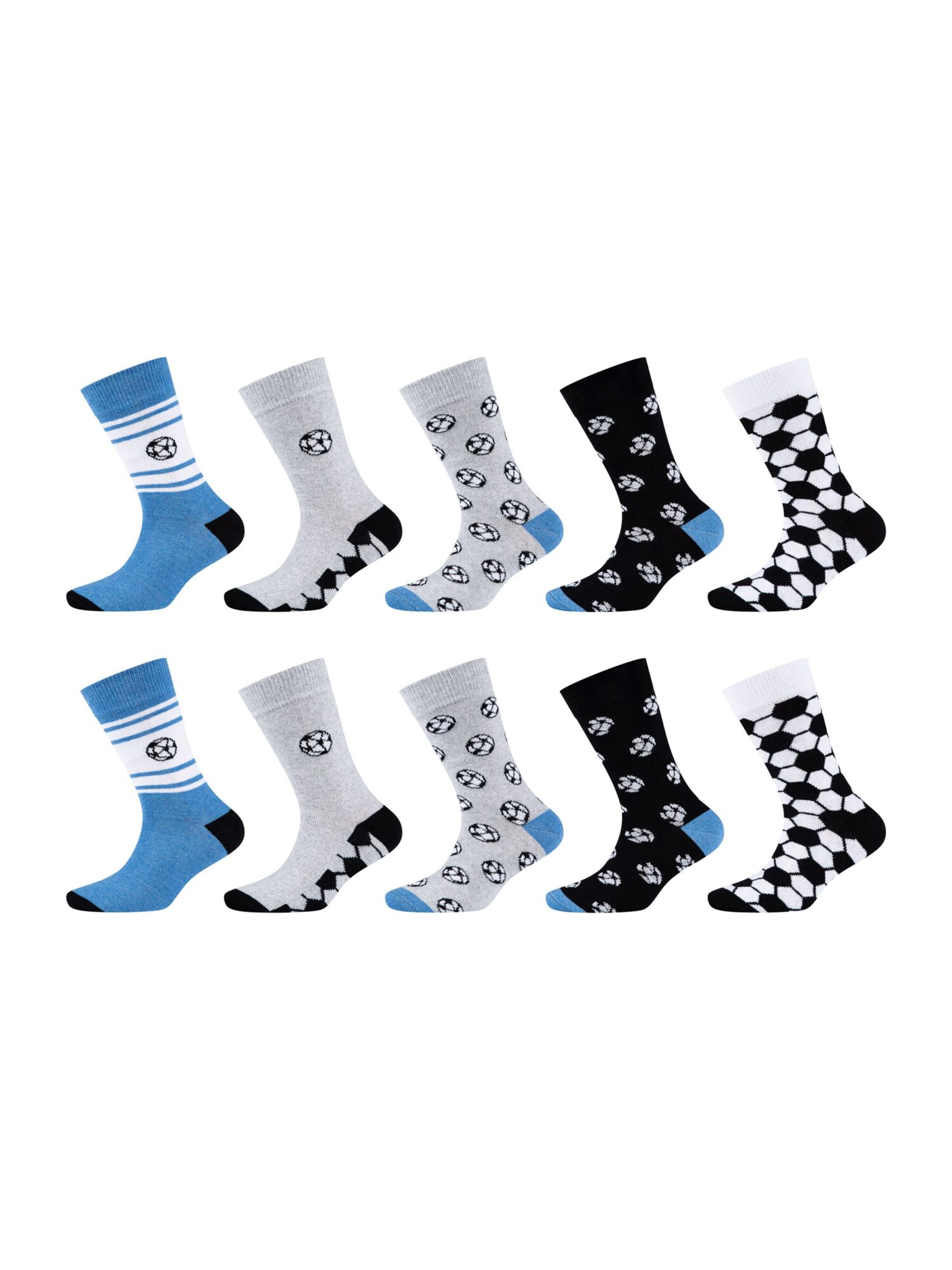 camano Socks in Blue: front