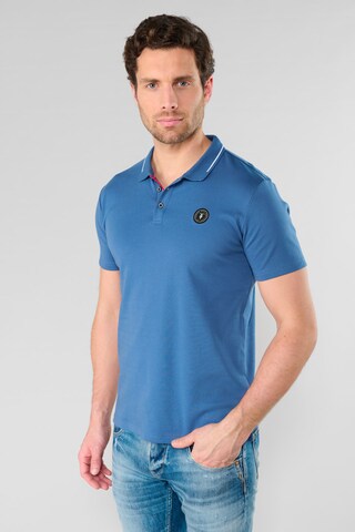 T-Shirt 'Aron' Le Temps Des Cerises en bleu : devant