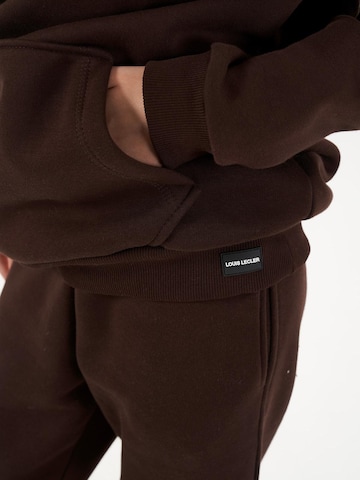 LOUIS LECLER Sweatshirt 'Nora' in Braun