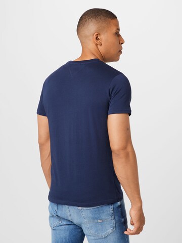 Tricou de la Tommy Jeans pe albastru