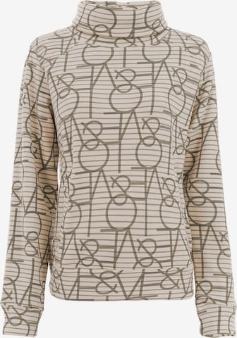 s'questo Sweatshirt in Beige: voorkant