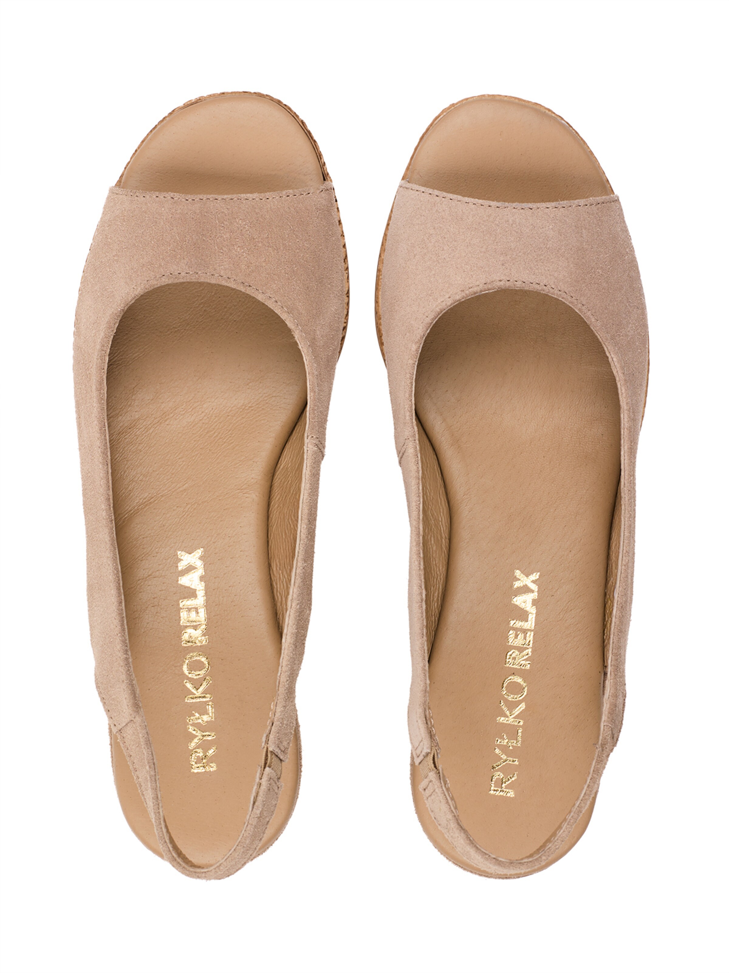 RYŁKO Босоножки в Бежевый