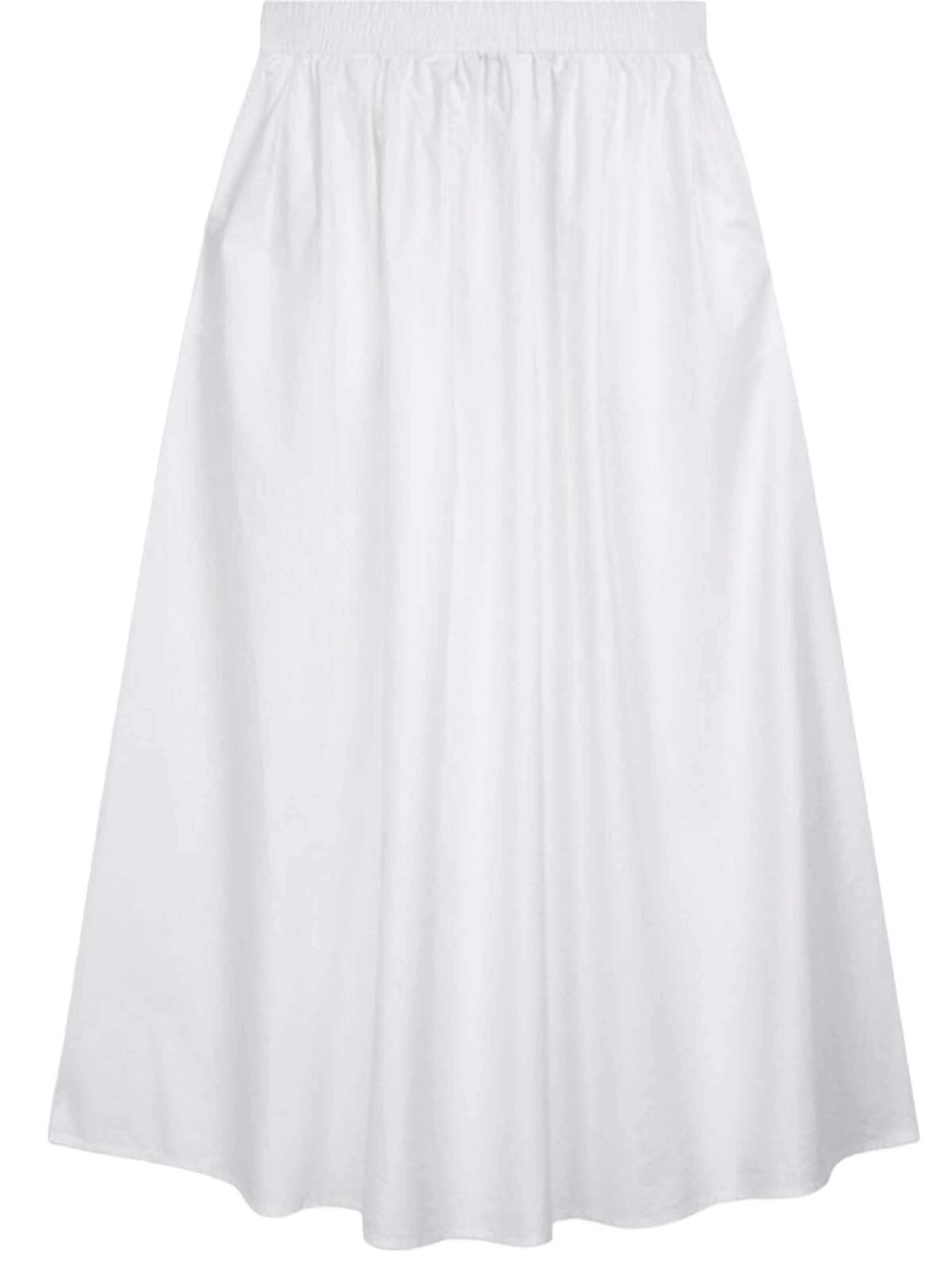 LTB Jeans Rok 'Basic' in Wit: voorkant
