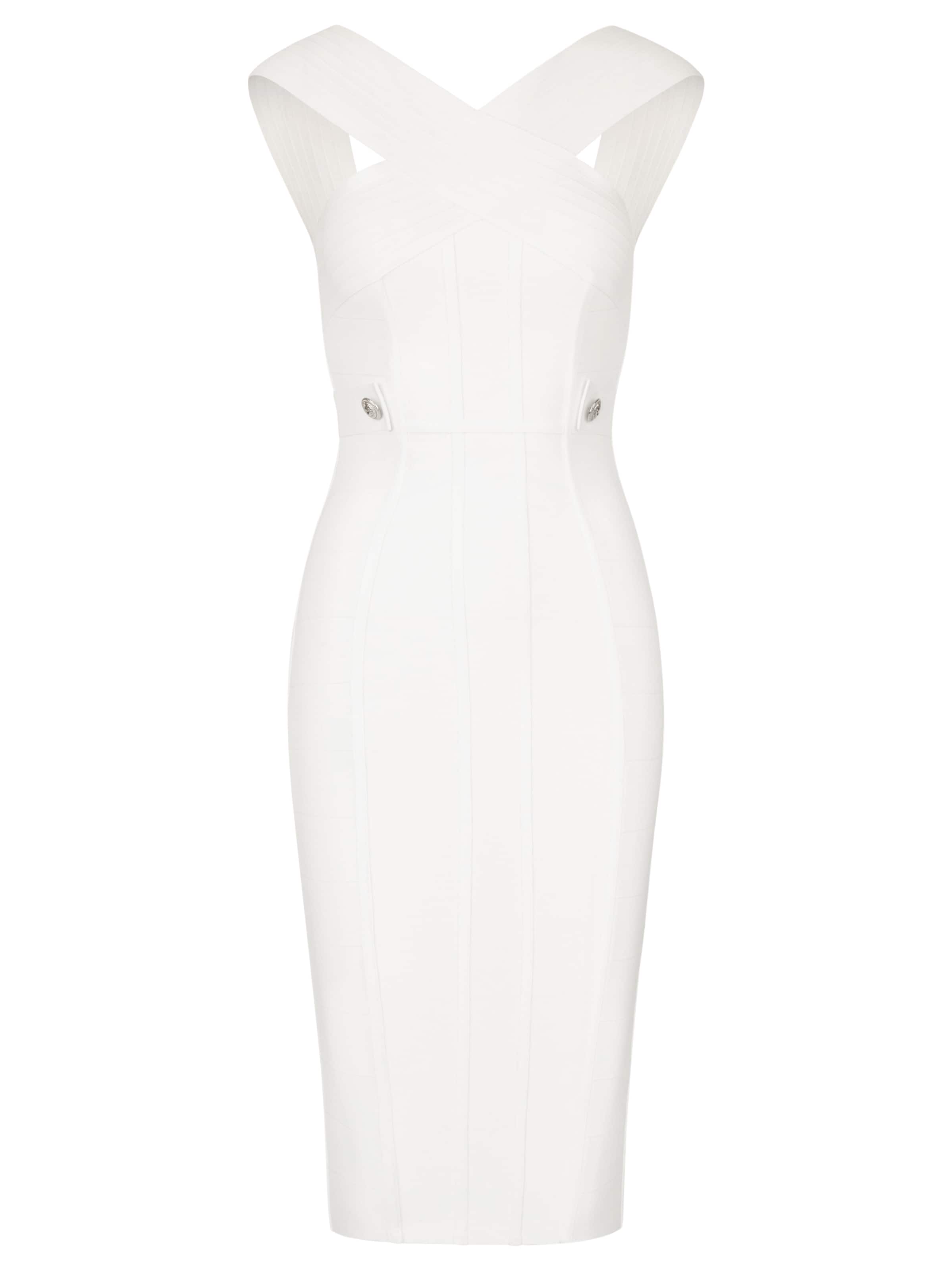 Kraimod Šaty – bílá: přední strana