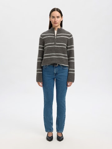 SELECTED Sweater 'SLFLULU' in Grey