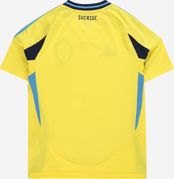 ADIDAS PERFORMANCE - Camisa funcionais 'Sweden 24 Home' em amarelo