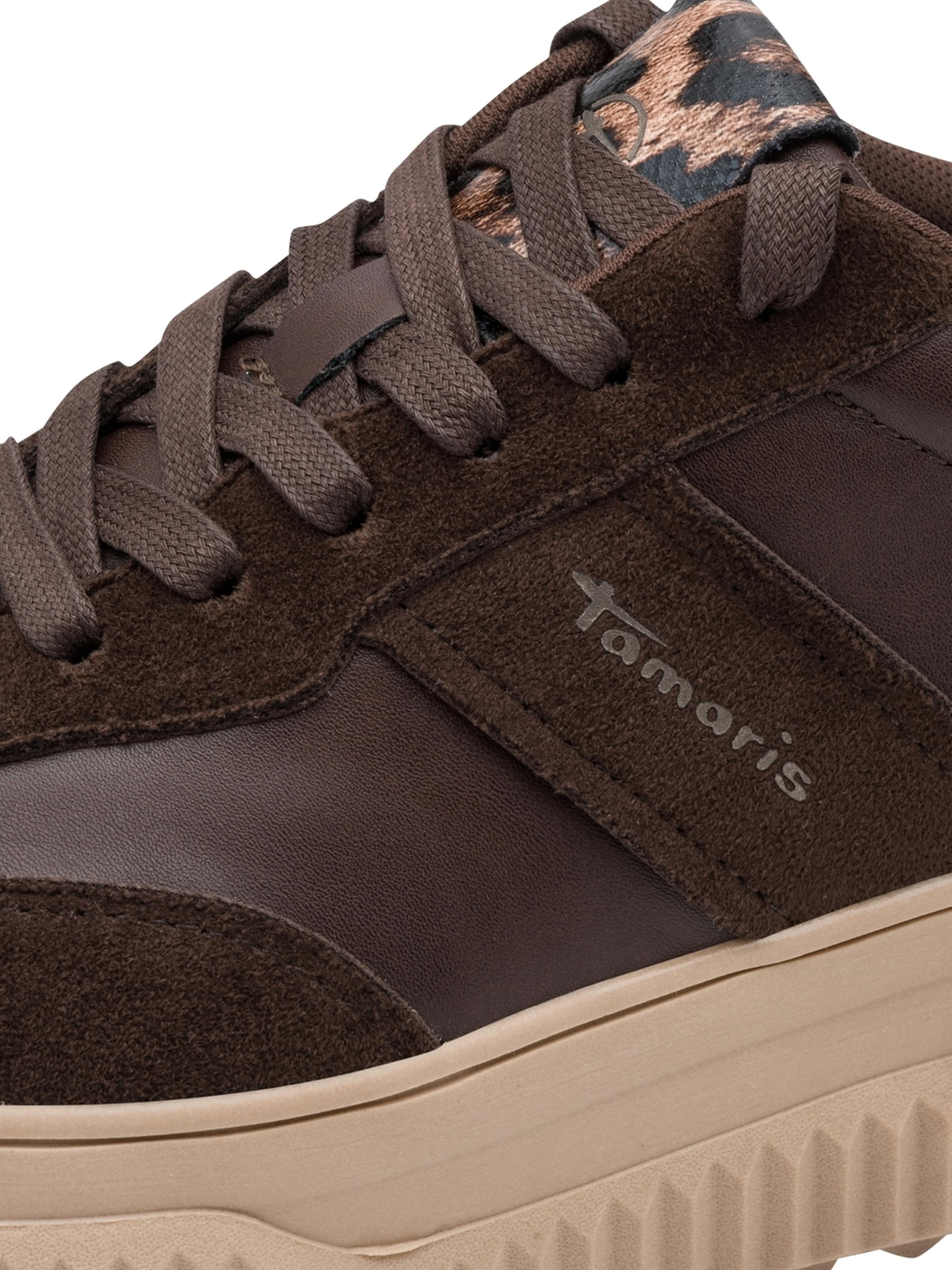 Tamaris Låg sneaker i brun