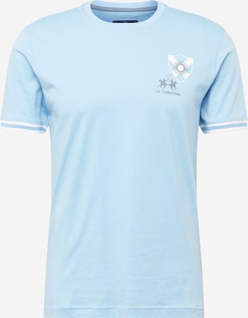 La Martina Shirt in Blauw: voorkant