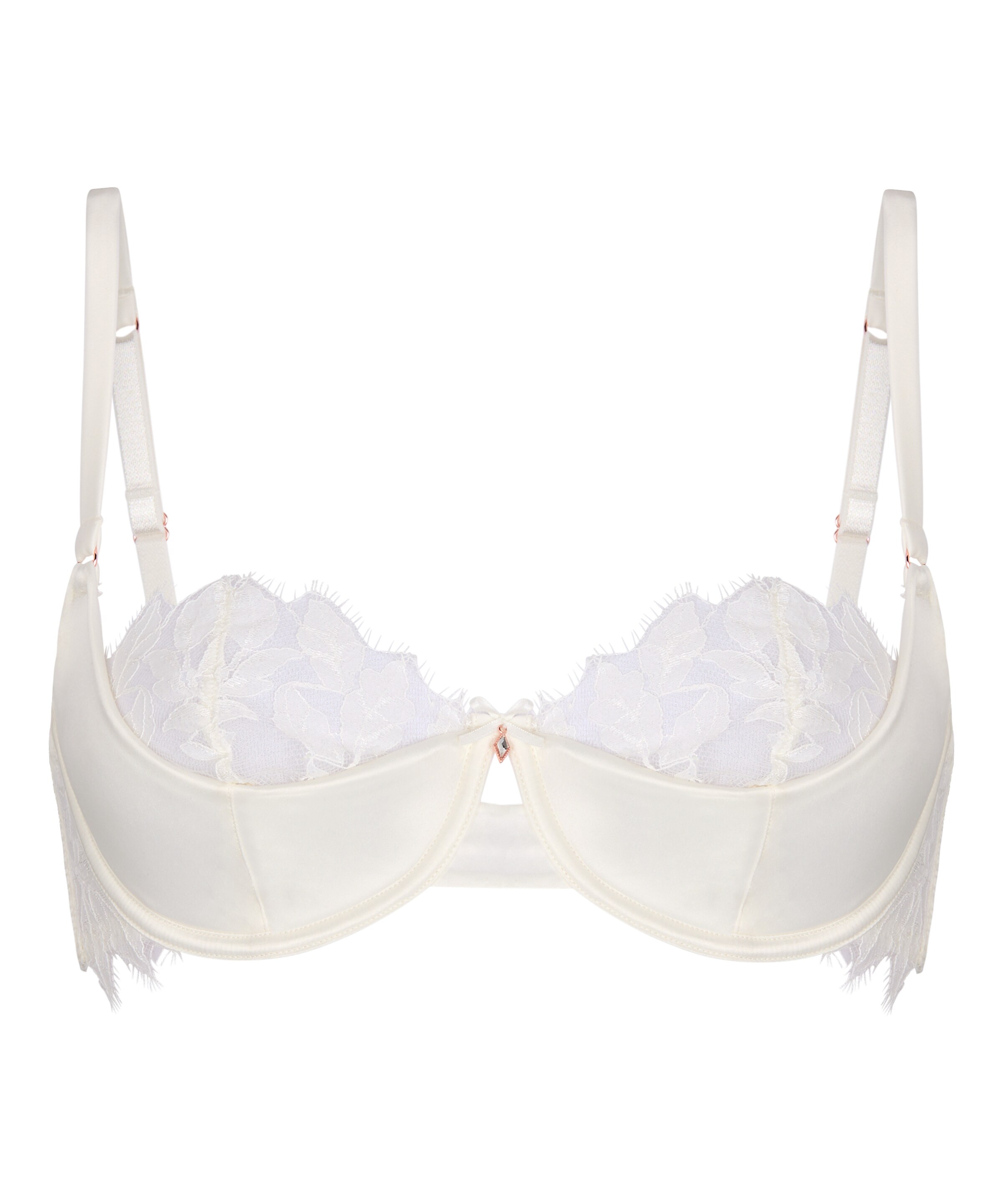 Hunkemöller Balconette BH 'Millie' in Wit: voorkant