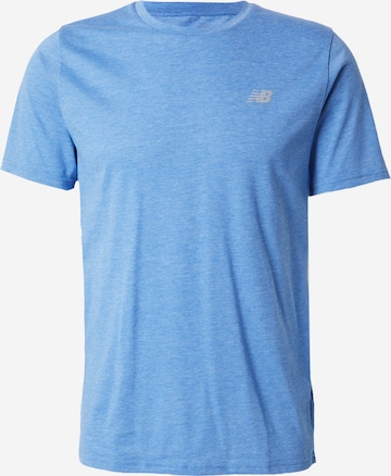 new balance Performance Shirt 'Essentials' in Blue: front