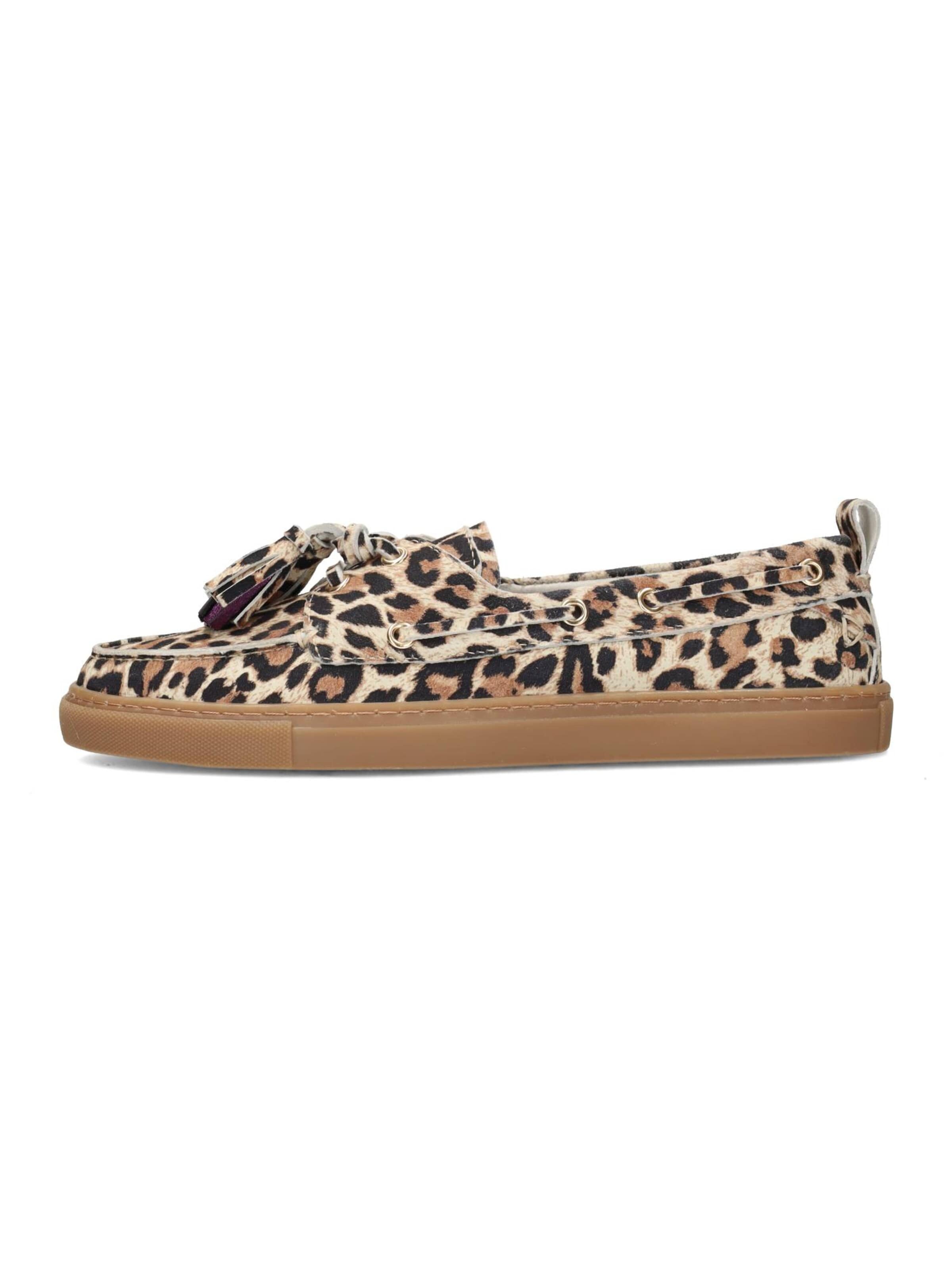 Poelman Mocassins in Bruin: voorkant