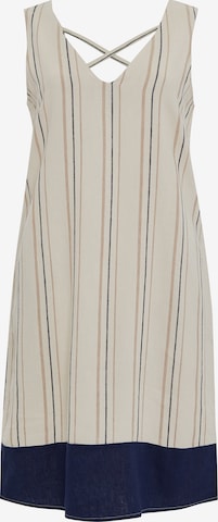 Threadbare Summer Dress 'Peggy' in Beige: front