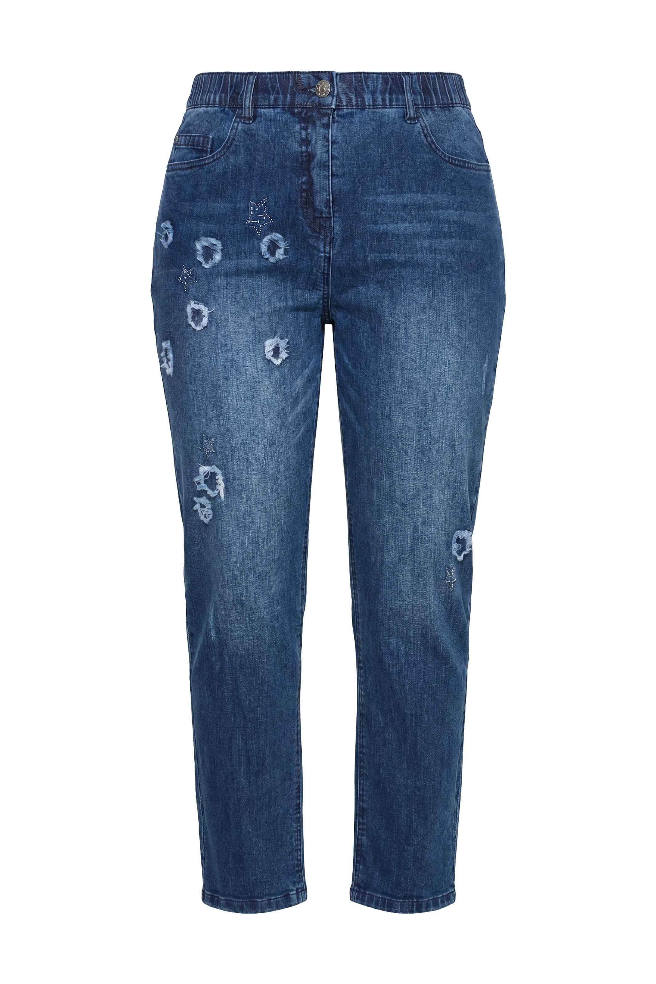 Ulla Popken Jeans in 32-34/Regular in de kleur Blauw denim, Productweergave