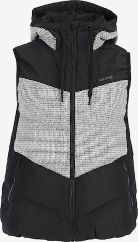 PROTEST Bodywarmer 'PRTPHAR' in Zwart: voorkant