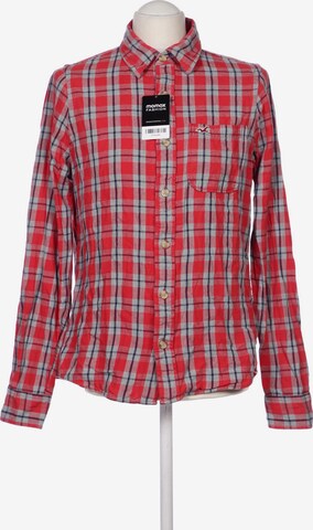 HOLLISTER Button Up Shirt in M in Red: front