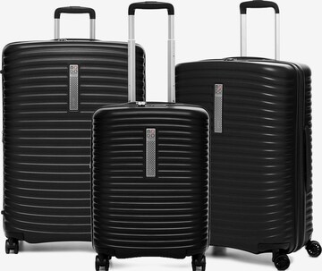 MODO by Roncato Suitcase set 'Vega' in Black: front