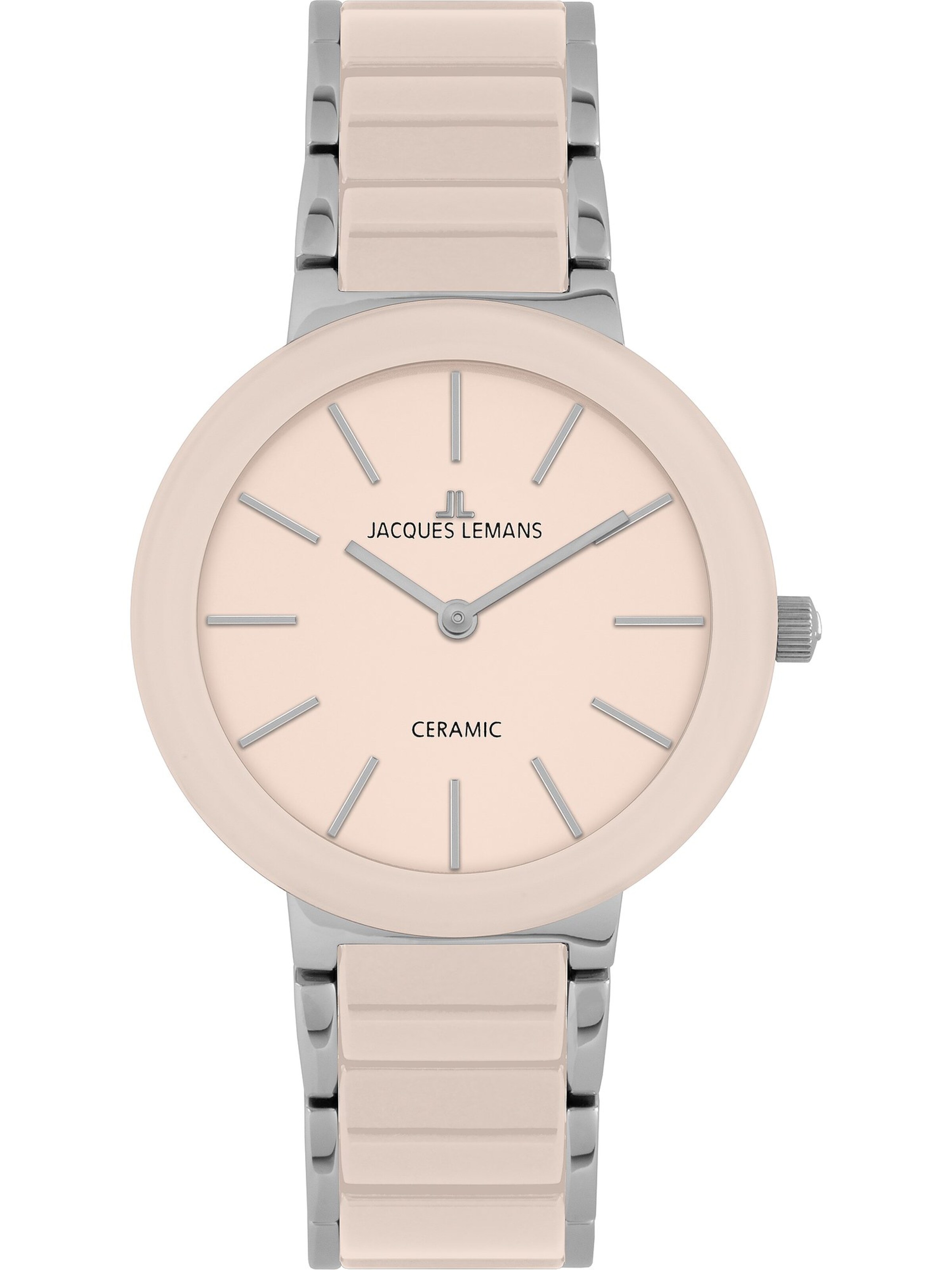 Jacques Lemans Analog watch in Pink: front