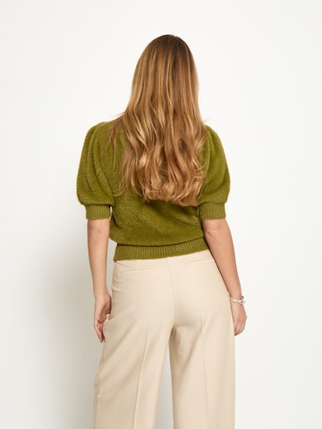 Pull-over 'Micia' Peppercorn en vert