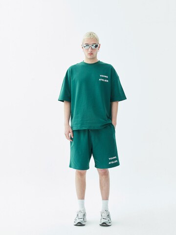 VAMOS CLO Trousers 'Yvelines' in Green: front