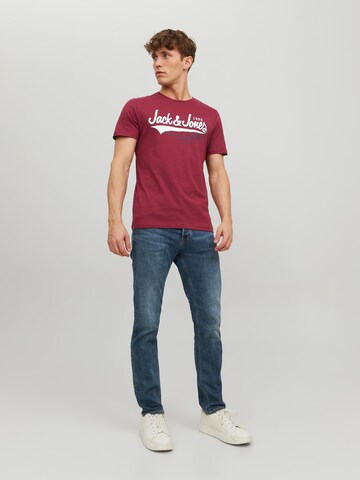 JACK & JONES T-Shirt in Lila