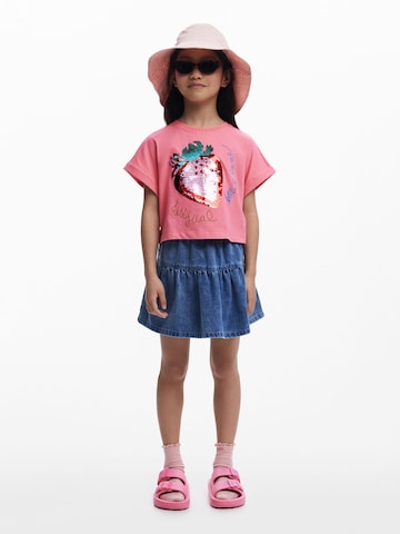 Tricou 'Strawberry' de la Desigual pe roz