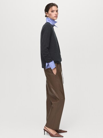 Largi Pantaloni 'APPLE' de la MANGO pe maro