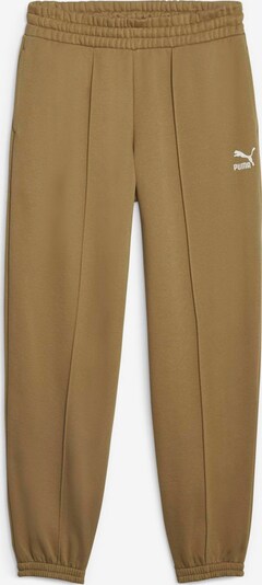 PUMA Sports trousers in Brown / White, Item view