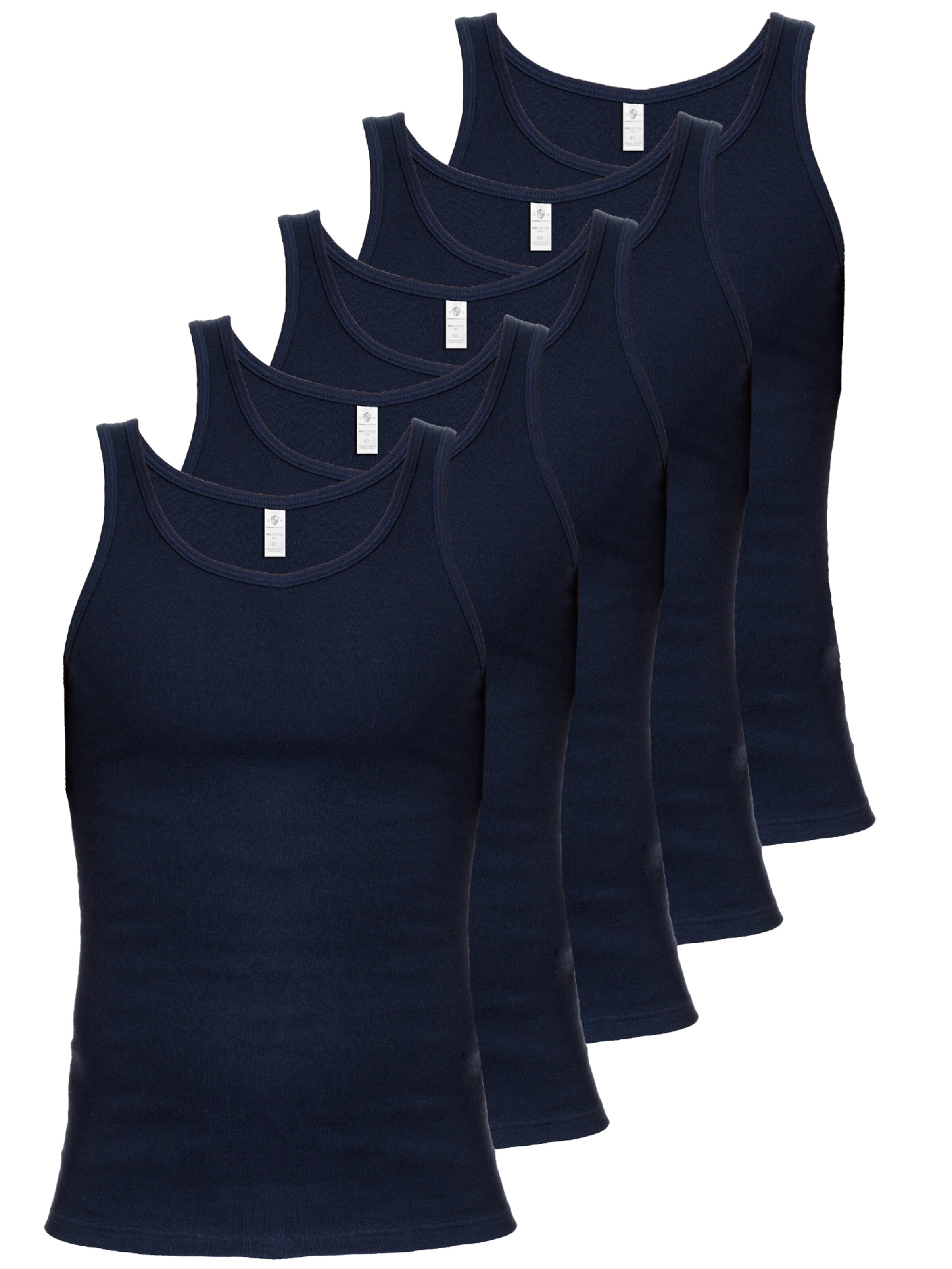 Haasis Bodywear Undershirt in Blue: front