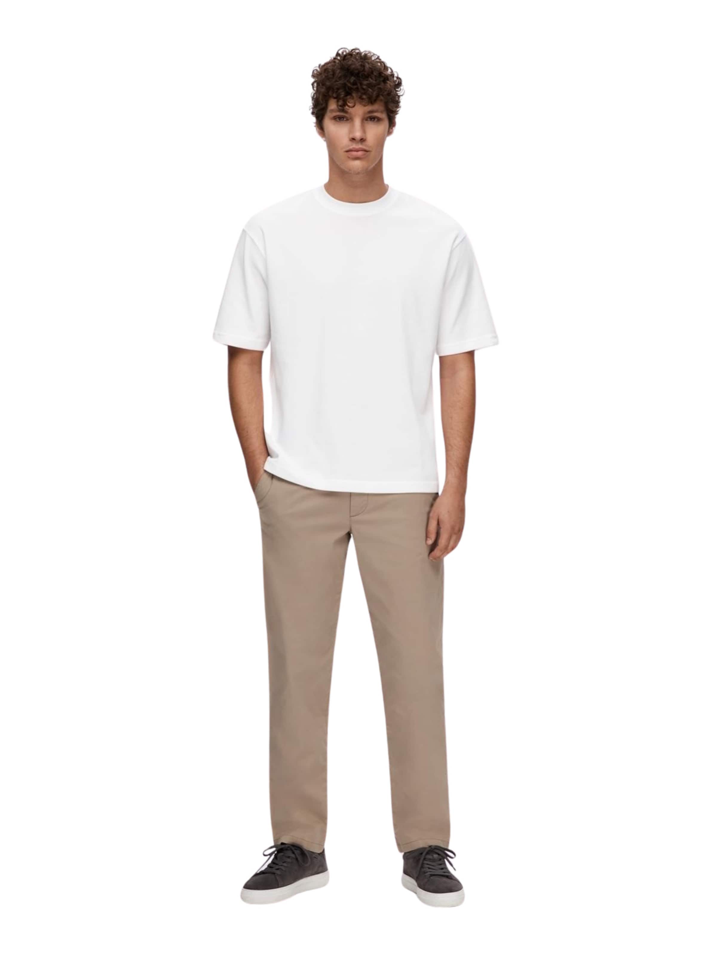 SELECTED Футболка 'SLHOSCAR' в Белый