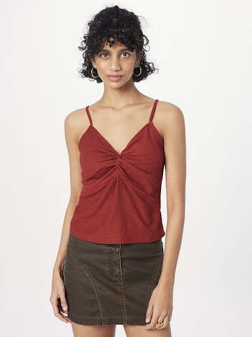 ABOUT YOU Top 'Henrike' in Brown: front