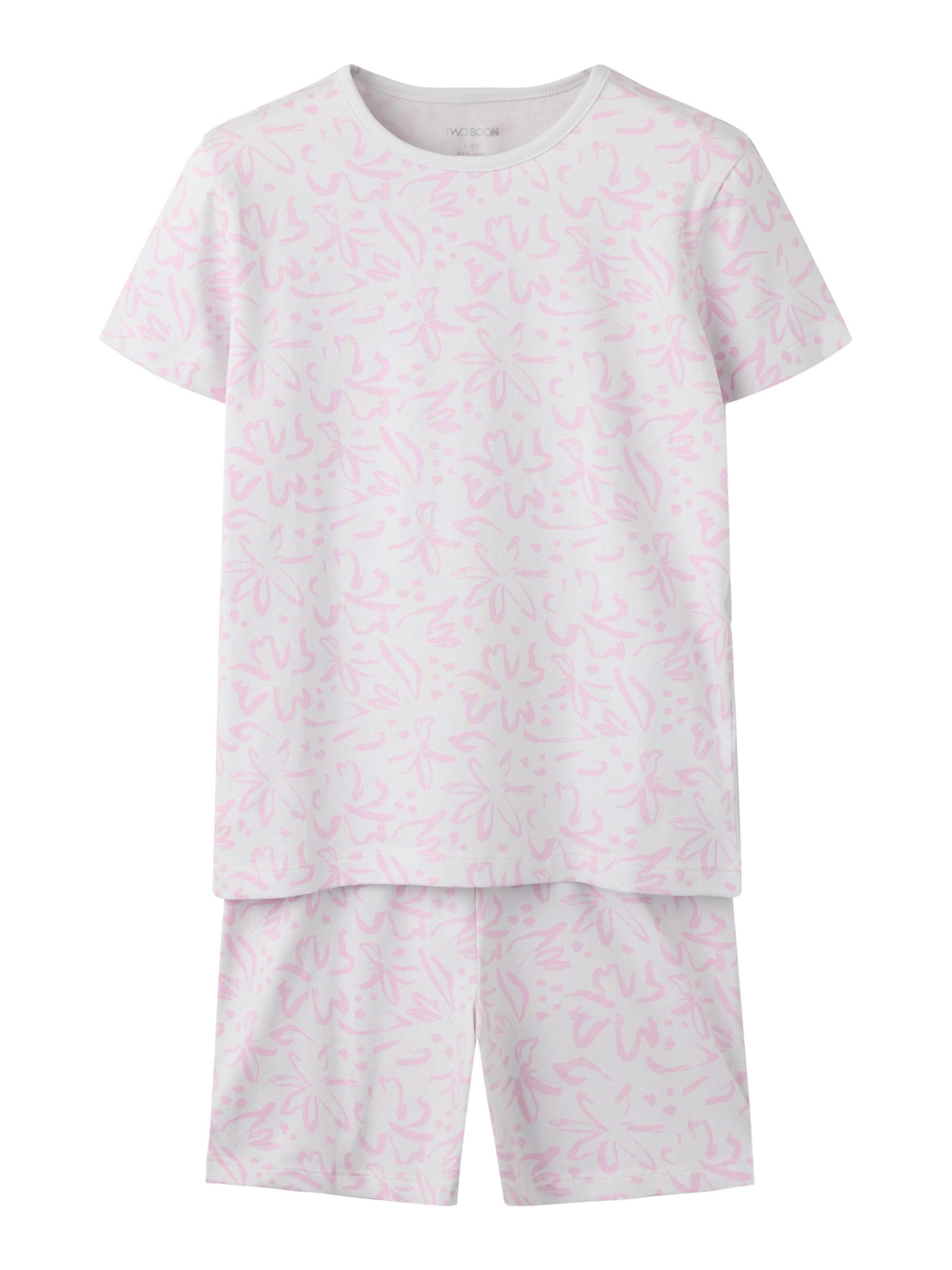 TWO SOON Pyjama in Lila: Vorderseite