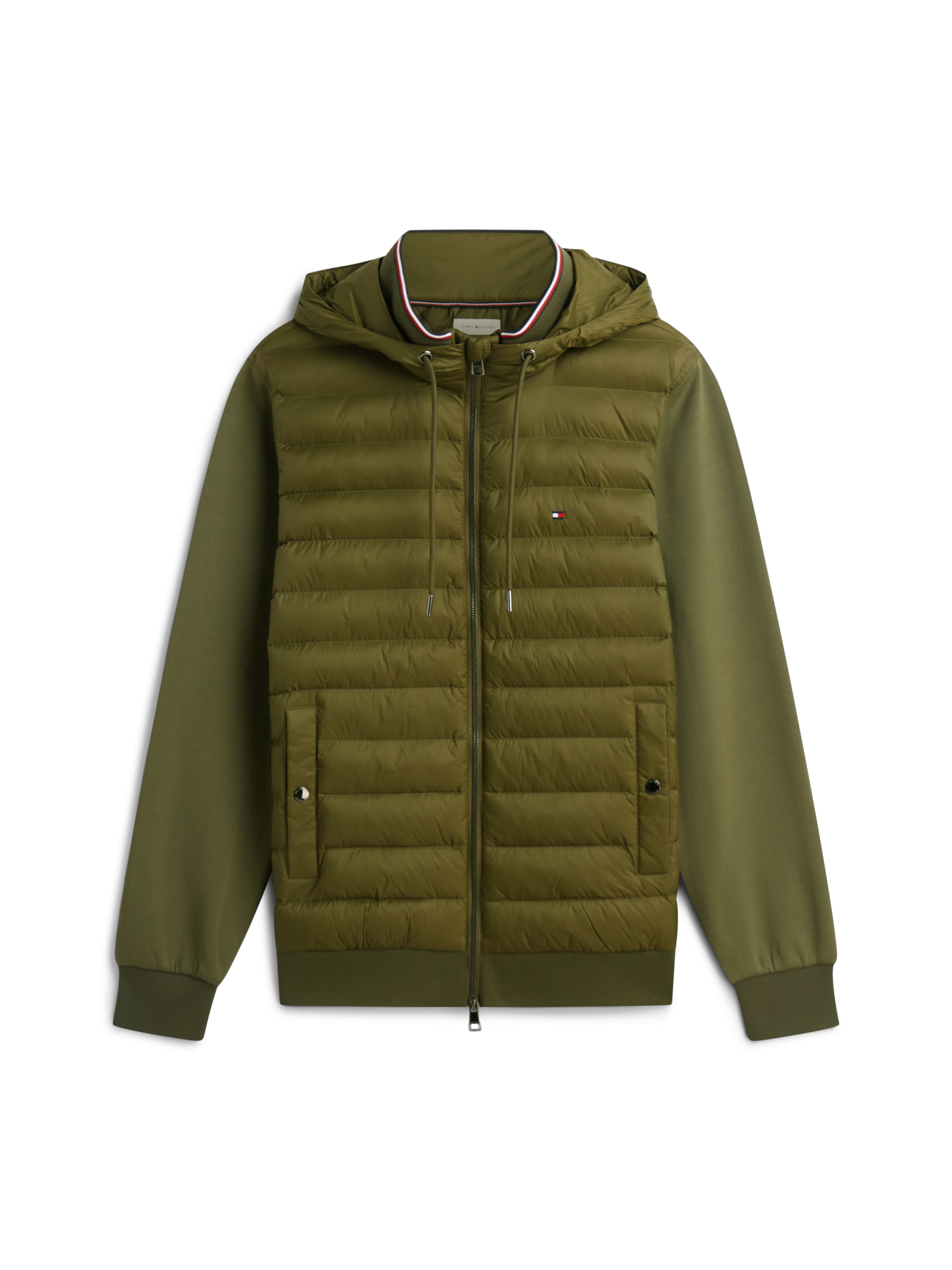 Giacca di felpa di TOMMY HILFIGER in verde: frontale