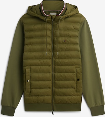 Giacca di felpa di TOMMY HILFIGER in verde: frontale