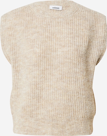 minimum Пуловер 'HEIDINE' в бежово: отпред