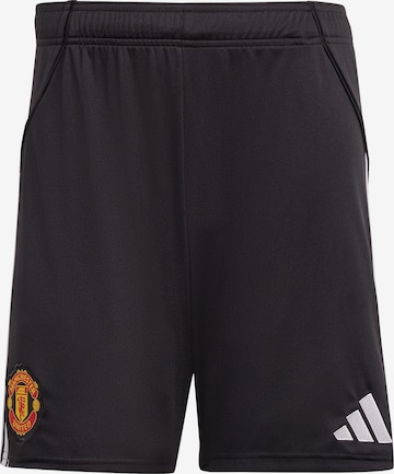 Pantalon de sport 'Manchester United 25/26' ADIDAS PERFORMANCE en noir : devant